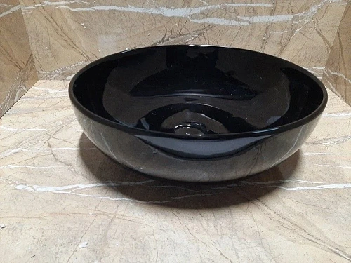 Раковина CeramaLux 104B-1 накладная, черный Раковина CeramaLux 104B-1 накладная, черный