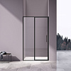 Картинка анонса товара «душевая дверь vincea slim 8mm vdp-4sl120clb, черный, стекло прозрачное»