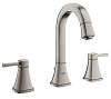 Картинка анонса товара «смеситель для раковины grohe grandera на 3 отверстия, высокий излив, темный графит матовый (20389al0»