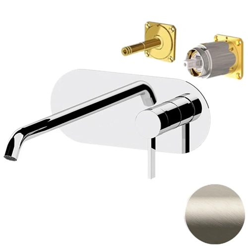 Смеситель для раковины Remer Metrica MC15LKBXV, сталь Смеситель для раковины Remer Metrica MC15LKBXV, сталь