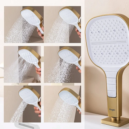 Смеситель на борт ванны Raglo R02.31.03, сатин золотой Смеситель на борт ванны Raglo R02.31.03, сатин золотой