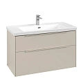 Тумба под раковину Villeroy & Boch Subway 3.0 с подсветкой Cashmere Grey / Cashmere Grey C570L2VN Тумба под раковину Villeroy & Boch Subway 3.0 с подсветкой Cashmere Grey / Cashmere Grey C570L2VN