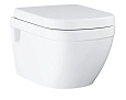 Унитаз подвесной GROHE Bau Ceramic альпин-белый (39703000) Унитаз подвесной GROHE Bau Ceramic альпин-белый (39703000)