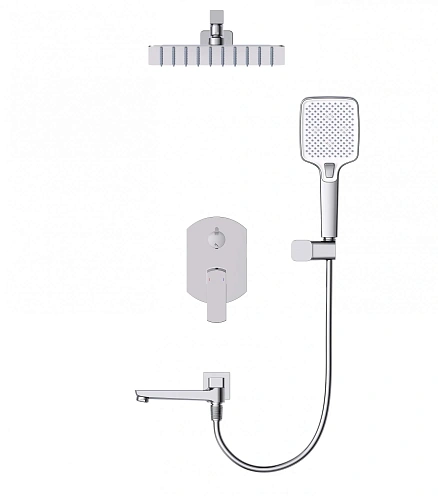 Душевая система Wonzon & Woghand FORZA встраиваемая, хром (WW-939031-CR) Душевая система Wonzon & Woghand FORZA встраиваемая, хром (WW-939031-CR)