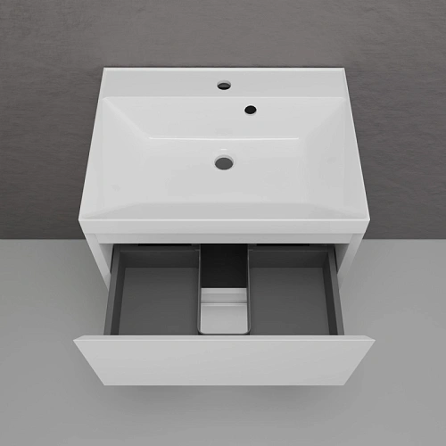 Тумба под раковину Style Line Манхэттен 60 см ЛС-00002377 напольная, белый матовый Тумба под раковину Style Line Манхэттен 60 см ЛС-00002377 напольная, белый матовый