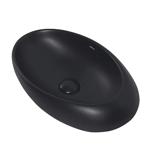 Раковина ABBER Bequem AC2107MB накладная, черная матовая Раковина ABBER Bequem AC2107MB накладная, черная матовая