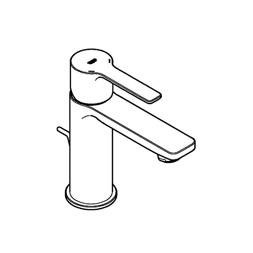 Смеситель для раковины GROHE Lineare New с донным клапаном, XS-Size, хром (32109001) Смеситель для раковины GROHE Lineare New с донным клапаном, XS-Size, хром (32109001)