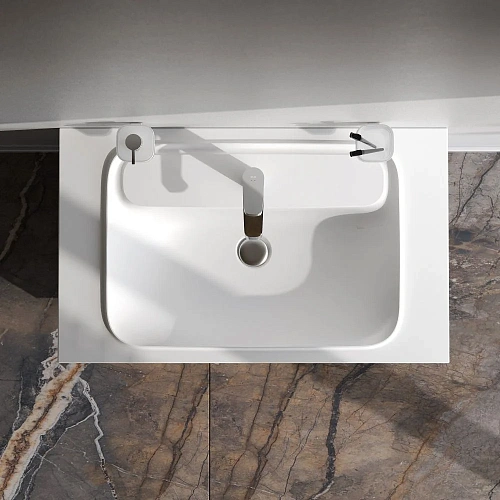 Тумба под раковину AM.PM Func M8FFUX0801WG pull-out, 80 см универсальная, белый Тумба под раковину AM.PM Func M8FFUX0801WG pull-out, 80 см универсальная, белый