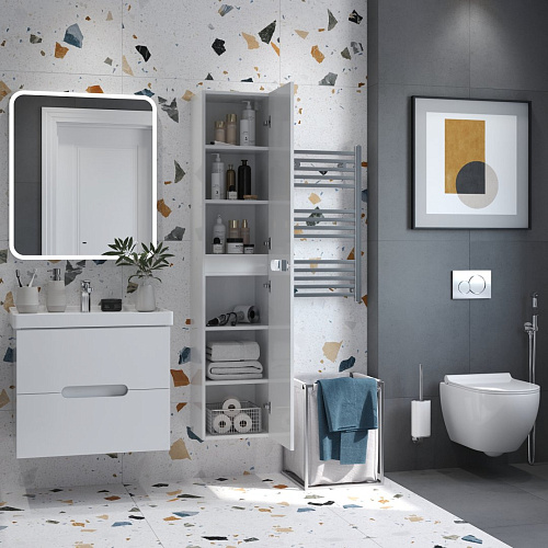 Шкаф-пенал BRIZ Пола п6-35 универсальный 236 04-06035-00 00 БЕЛ белый Шкаф-пенал BRIZ Пола п6-35 универсальный 236 04-06035-00 00 БЕЛ белый