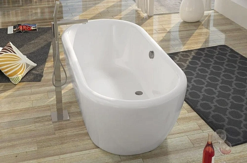 Акриловая ванна Riho Dua BD0100500000000 180x86 белая панель Акриловая ванна Riho Dua BD0100500000000 180x86 белая панель