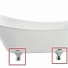 Ножки для ванны BelBagno BB-LEG23-CRM хром для ванн BB23 Ножки для ванны BelBagno BB-LEG23-CRM хром для ванн BB23