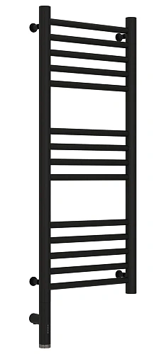 Полотенцесушитель электрический Сунержа Богема 3.0 прямая 800х300 МЭМ левый 31-5804-8030 Матовый чер Полотенцесушитель электрический Сунержа Богема 3.0 прямая 800х300 МЭМ левый 31-5804-8030 Матовый чер