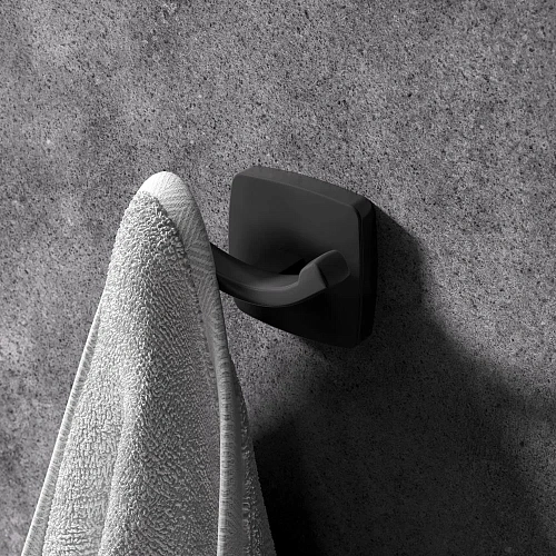 Комплект мебели AM.PM Gem 75 BK90GN подвесной черный матовый со смесителем для раковины и аксессуарами Комплект мебели AM.PM Gem 75 BK90GN подвесной черный матовый со смесителем для раковины и аксессуарами