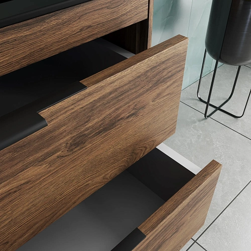 Тумба под раковину Vincea Chiara 2D 800 VMC-2C2800CO подвесная, С.Oak Тумба под раковину Vincea Chiara 2D 800 VMC-2C2800CO подвесная, С.Oak