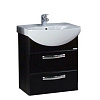 Тумба с раковиной Aquaton Ария 65 М черный глянец 1A1233K0AA950 Тумба с раковиной Aquaton Ария 65 М черный глянец 1A1233K0AA950