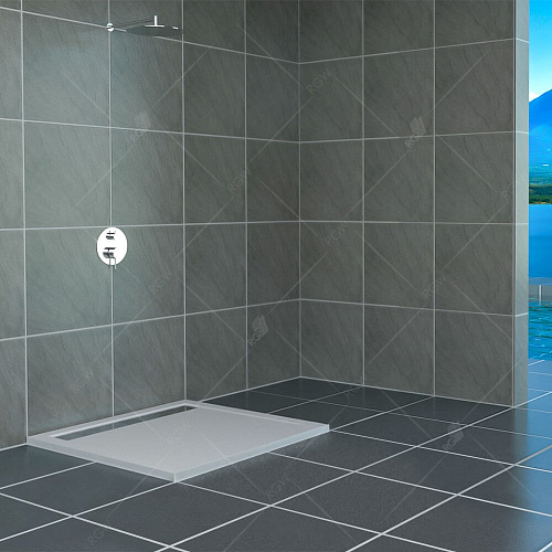 Душевой поддон RGW Stone Tray STM-W квадратный белый 14202088-01 Душевой поддон RGW Stone Tray STM-W квадратный белый 14202088-01