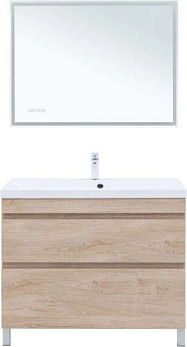 Тумба под раковину Aquanet Нота New 100 00344149 дуб светлый Тумба под раковину Aquanet Нота New 100 00344149 дуб светлый