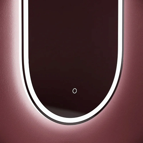 Зеркало Sancos Oval OV55F 550х1050 фронтальная подсветка с сенсорным управлением Зеркало Sancos Oval OV55F 550х1050 фронтальная подсветка с сенсорным управлением