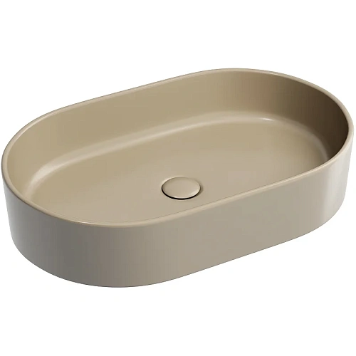 Раковина Ceramica Nova ELEMENT CN6048MC Капучино матовый накладная Раковина Ceramica Nova ELEMENT CN6048MC Капучино матовый накладная