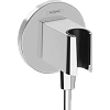 Шланговое подключение Hansgrohe FixFit Porter S с держателем для душа 26888000, хром Шланговое подключение Hansgrohe FixFit Porter S с держателем для душа 26888000, хром