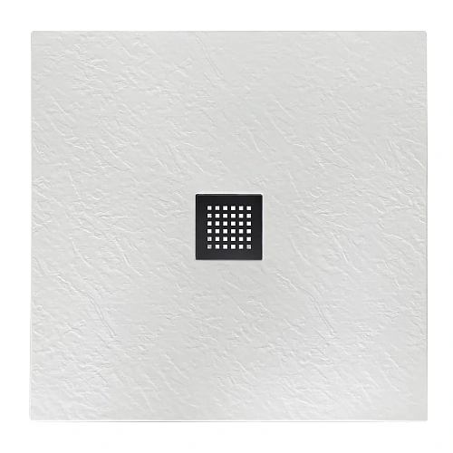 Душевой поддон BelBagno UNO TRAY-MR-UNO-A-80-35-W-NO из искусственного мрамора с сифоном Душевой поддон BelBagno UNO TRAY-MR-UNO-A-80-35-W-NO из искусственного мрамора с сифоном