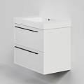 Тумба с раковиной La Fenice Elba TWIN Bianco 80 NFNC-01-ELB-B-80-2-3-80 белая матовая Тумба с раковиной La Fenice Elba TWIN Bianco 80 NFNC-01-ELB-B-80-2-3-80 белая матовая
