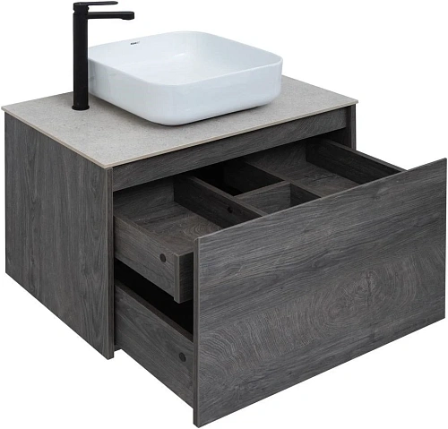 Тумба под раковину Aquanet Nova Lite 75 дуб рошелье (1 ящик) 00242274 Тумба под раковину Aquanet Nova Lite 75 дуб рошелье (1 ящик) 00242274