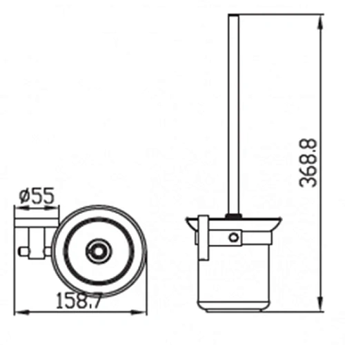 Ершик для унитаза Kaiser KH-4106 Ершик для унитаза Kaiser KH-4106