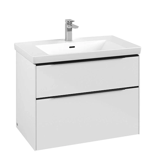 Тумба под раковину Villeroy & Boch Subway 3.0 Brilliant White / Brilliant White C57401VE Тумба под раковину Villeroy & Boch Subway 3.0 Brilliant White / Brilliant White C57401VE