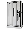 Картинка анонса товара «душевая кабина ceruttispa ami120 120x80x210 профиль черный, стекло прозрачное»