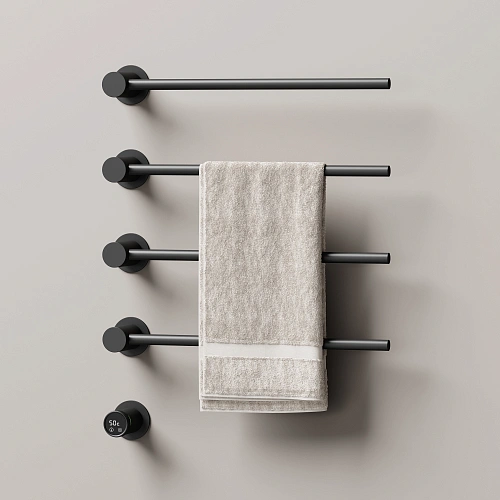 Полотенцесушитель электрический SANCOS Linea SC14001MB встраиваемый черный матовый Полотенцесушитель электрический SANCOS Linea SC14001MB встраиваемый черный матовый