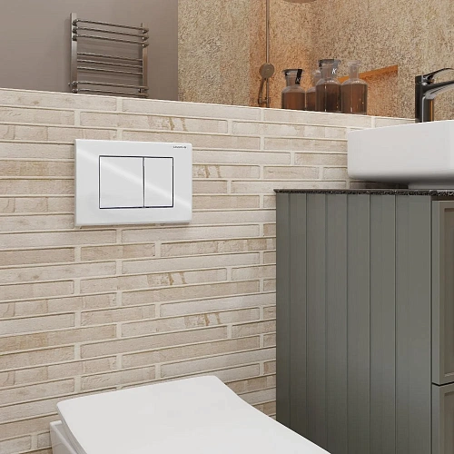 Клавиша смыва CHARUS MINIMALISTA FP.310.11.01 белый Клавиша смыва CHARUS MINIMALISTA FP.310.11.01 белый