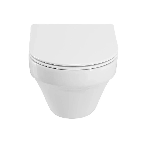 Унитаз подвесной CEZARES DUET CZR-2462-TH-TOR/CZR-2316-SC безободковый с сиденьем Унитаз подвесной CEZARES DUET CZR-2462-TH-TOR/CZR-2316-SC безободковый с сиденьем