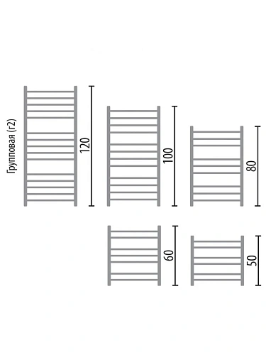 Полотенцесушитель водяной Ника CLASSIC ЛП (Г2) ВП 60/60 Полотенцесушитель водяной Ника CLASSIC ЛП (Г2) ВП 60/60