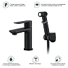 Смеситель для раковины Splenka S05.12.06 с гигиеническим душем, черный Смеситель для раковины Splenka S05.12.06 с гигиеническим душем, черный