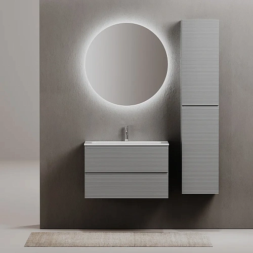 Тумба под раковину Sancos Folk FL80ES 790х445х500 Ergraut soft, подвесная Тумба под раковину Sancos Folk FL80ES 790х445х500 Ergraut soft, подвесная