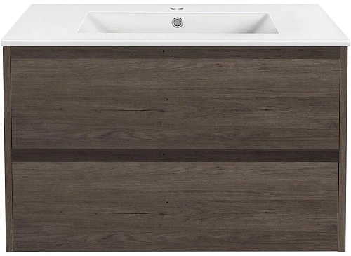 Тумба под раковину Vincea Gio 800 подвесная, 2 выкатных ящика soft-close, R.Oak VMC-2G800RO Тумба под раковину Vincea Gio 800 подвесная, 2 выкатных ящика soft-close, R.Oak VMC-2G800RO