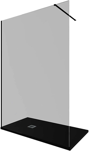 Душевая перегородка Allen Brau Infinity 1 140 3.21028.BBA.T черный брашированный Душевая перегородка Allen Brau Infinity 1 140 3.21028.BBA.T черный брашированный