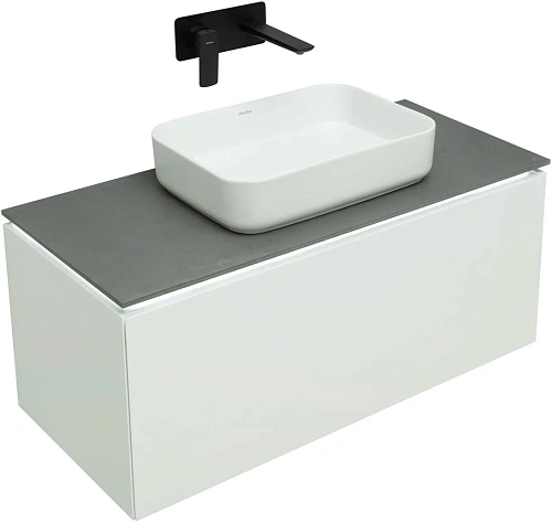 Тумба под раковину Allen Brau Infinity 100 1.21004.WM белый матовый Тумба под раковину Allen Brau Infinity 100 1.21004.WM белый матовый