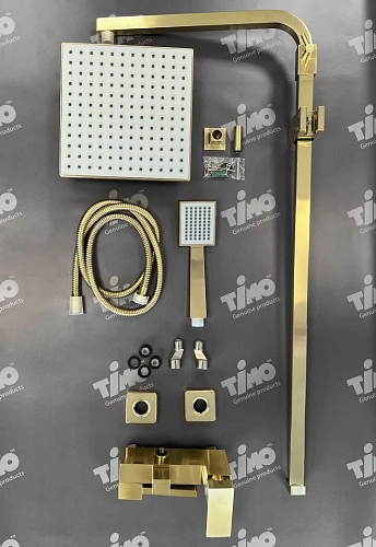 Душевая система Timo Selene SX-2013/17 золото матовое Душевая система Timo Selene SX-2013/17 золото матовое