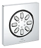 Боковой душ GROHE Rainshower SmartActive 75, квадратный, 2 режима струи, хром (26802000)