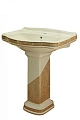 Пьедестал Creavit Klasik KL250-00PR00E-PB00 бежевый/золото декор Пьедестал Creavit Klasik KL250-00PR00E-PB00 бежевый/золото декор