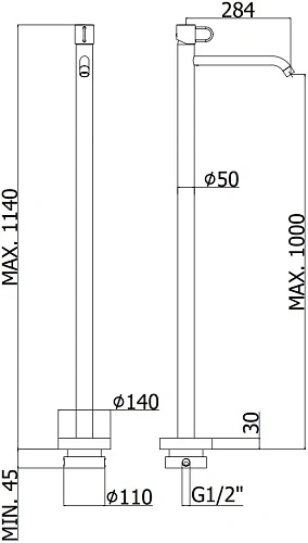 Смеситель для раковины Paffoni Joker JK031NO Смеситель для раковины Paffoni Joker JK031NO