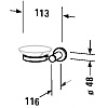 Мыльница Duravit D-Code 0099171000 левая Мыльница Duravit D-Code 0099171000 левая