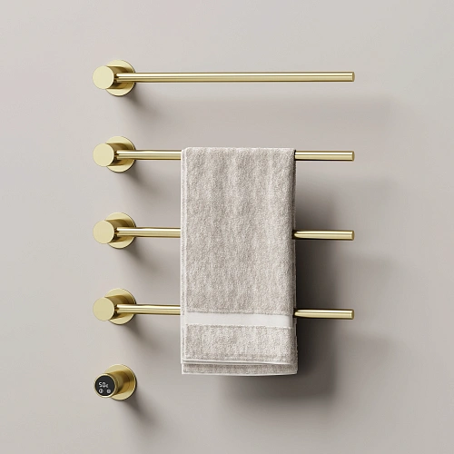 Полотенцесушитель электрический SANCOS Linea SC14001BG встраиваемый брашированное золото Полотенцесушитель электрический SANCOS Linea SC14001BG встраиваемый брашированное золото