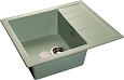 Кухонная мойка GranFest Quadro Q-650 L сал салатовый Кухонная мойка GranFest Quadro Q-650 L сал салатовый