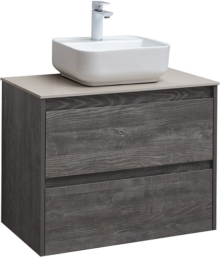 Тумба под раковину Aquanet Nova Lite 75 дуб серый (2 ящика) 00287890 Тумба под раковину Aquanet Nova Lite 75 дуб серый (2 ящика) 00287890