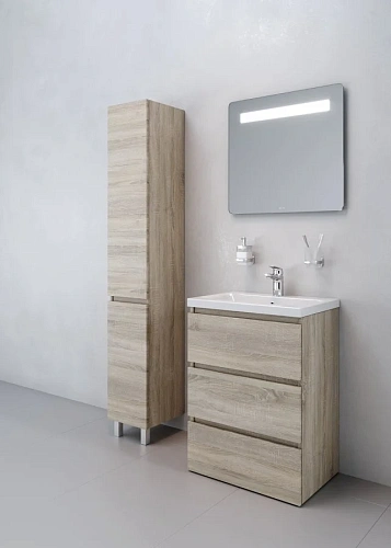 Тумба под раковину AM.PM Gem S M91FSX0602OF S, напольная, 60 см, светлый дуб Тумба под раковину AM.PM Gem S M91FSX0602OF S, напольная, 60 см, светлый дуб