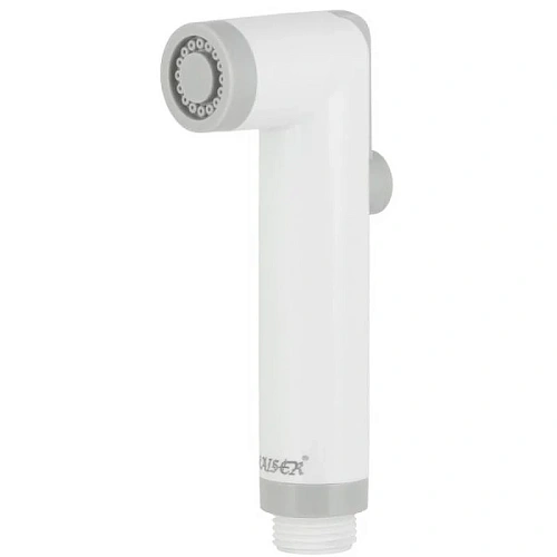 Гигиеническая лейка Kaiser с клапаном, шланг ПВХ пружина до 2м белый SH-352 Гигиеническая лейка Kaiser с клапаном, шланг ПВХ пружина до 2м белый SH-352