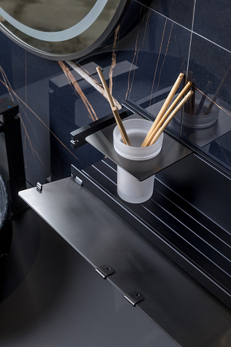 Полка Boheme настенная 60см Gunmetal/Графит 10966-GM Полка Boheme настенная 60см Gunmetal/Графит 10966-GM